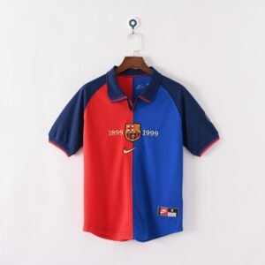 1989/99 Barcelona Home Retro Football Jersey