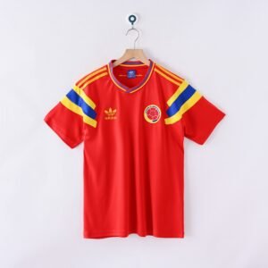 1990 Colombia Away Retro Football Jersey
