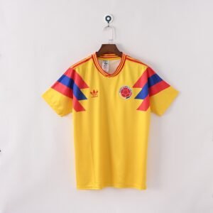 1990 Colombia Home Retro Football Jersey