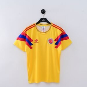 1990 Colombia Home Retro Football Jersey