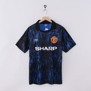 1992/93 Manchester United Away Retro Football Jersey