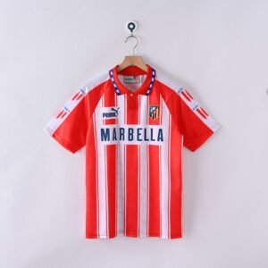 1994/95 Atletico Madrid Home Retro Football Jersey