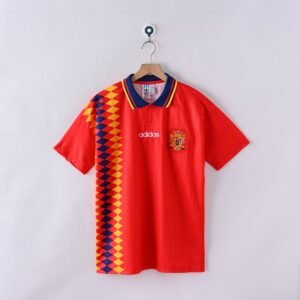 1994 Spain Home Retro Football Jersey