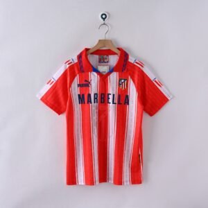 1995/96 Atletico Madrid Home Retro Football Jersey