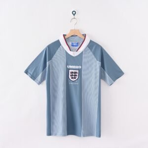 1996 England Away Retro Football Jersey