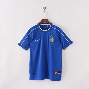 1998 Brazil Away Retro Football Jersey