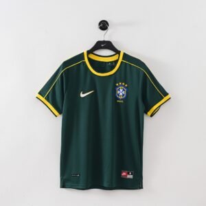 1998 Brazil Goalkeeper Retro Football Jersey