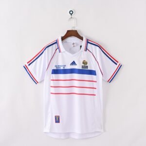 1998 France Away Retro Football Jersey