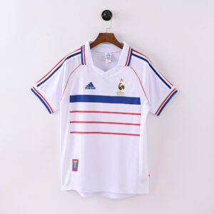 1998 France Away Retro Football Jersey