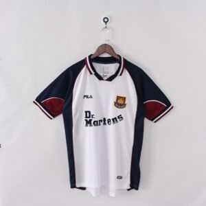 1999/01 West Ham Away Retro Football Jersey