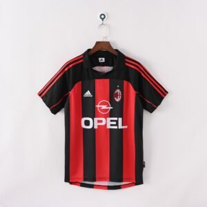 2000/02 AC Home Retro Football Jersey