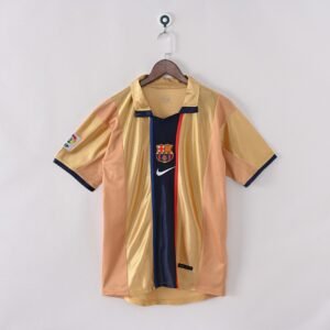2001/02 Barcelona Away Retro Football Jersey
