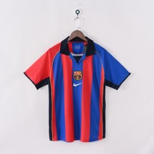 2001/02 Barcelona Home Retro Football Jersey