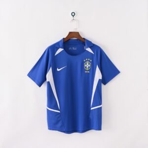 2002 Brazil Away Retro Football Jersey