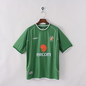 2002 Ireland Home Retro Football Jersey