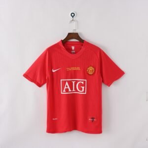 2007/08 Manchester United Home Retro Football Jersey