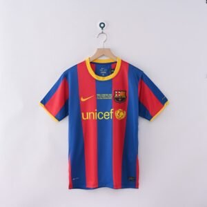 2010/11 Barcelona Home Retro Football Jersey