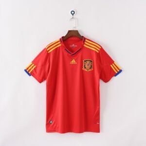2010 Spain Home Retro Football Jersey