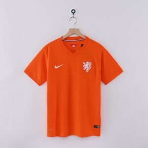 2014 Netherlands Home Retro Football Jersey