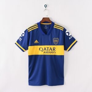 2021 Boca Juniors Home Retro Football Jersey