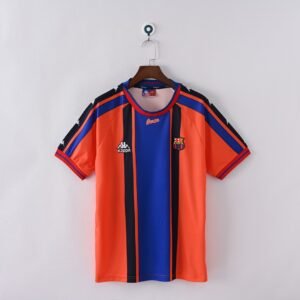 1997/98 Barcelona Away Retro Football Jersey