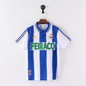 1999/00 Coruña Home Retro Football Jersey