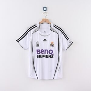 2006/07 Real Madrid Home Retro Football Jersey
