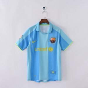 2007/08 Barcelona Away Retro Football Jersey