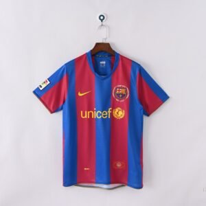 2007/08 Barcelona Home Retro Football Jersey