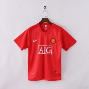 2007/08 Manchester United Home Retro Football Jersey