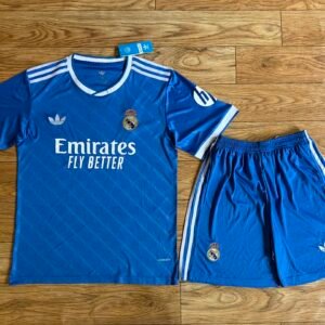 2025/26 Real Madrid Away Adult Jersey & Shorts Sets Football Jersey