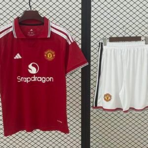 2026/27 Manchester United Home Adult Jersey & Shorts Sets Football Jersey