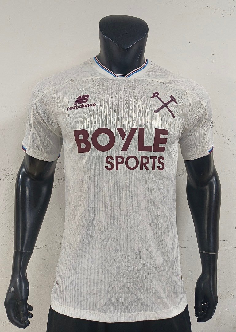 2026/27 West Ham United Away Player Version Football Jersey