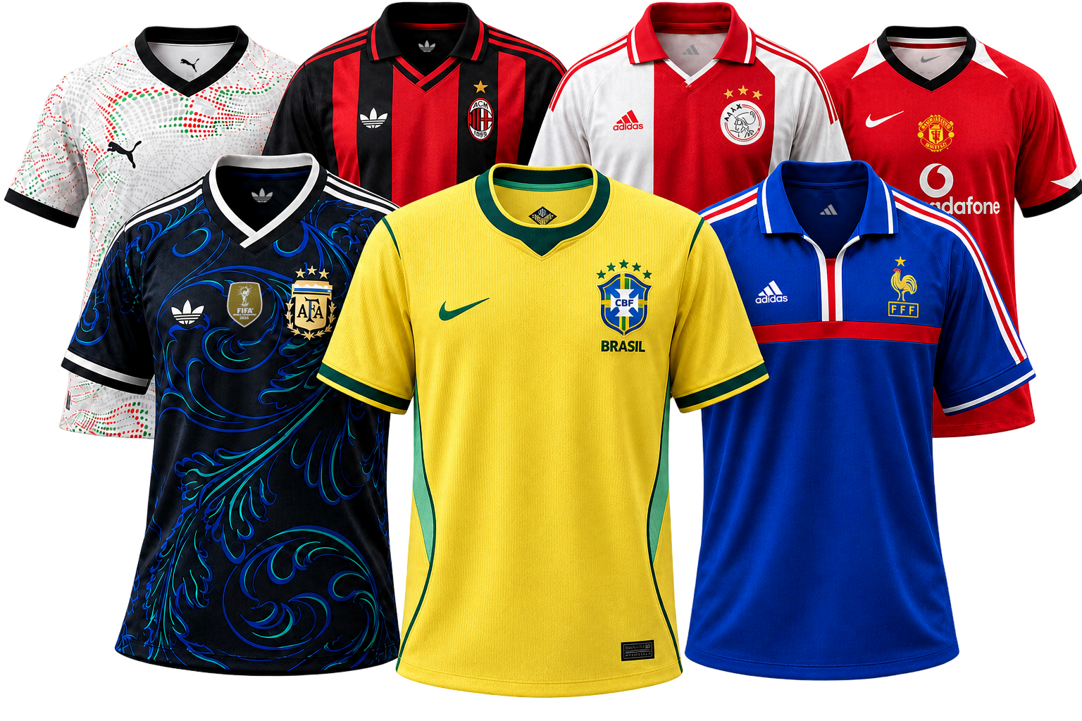 New season and retro football jersey wholesale collection